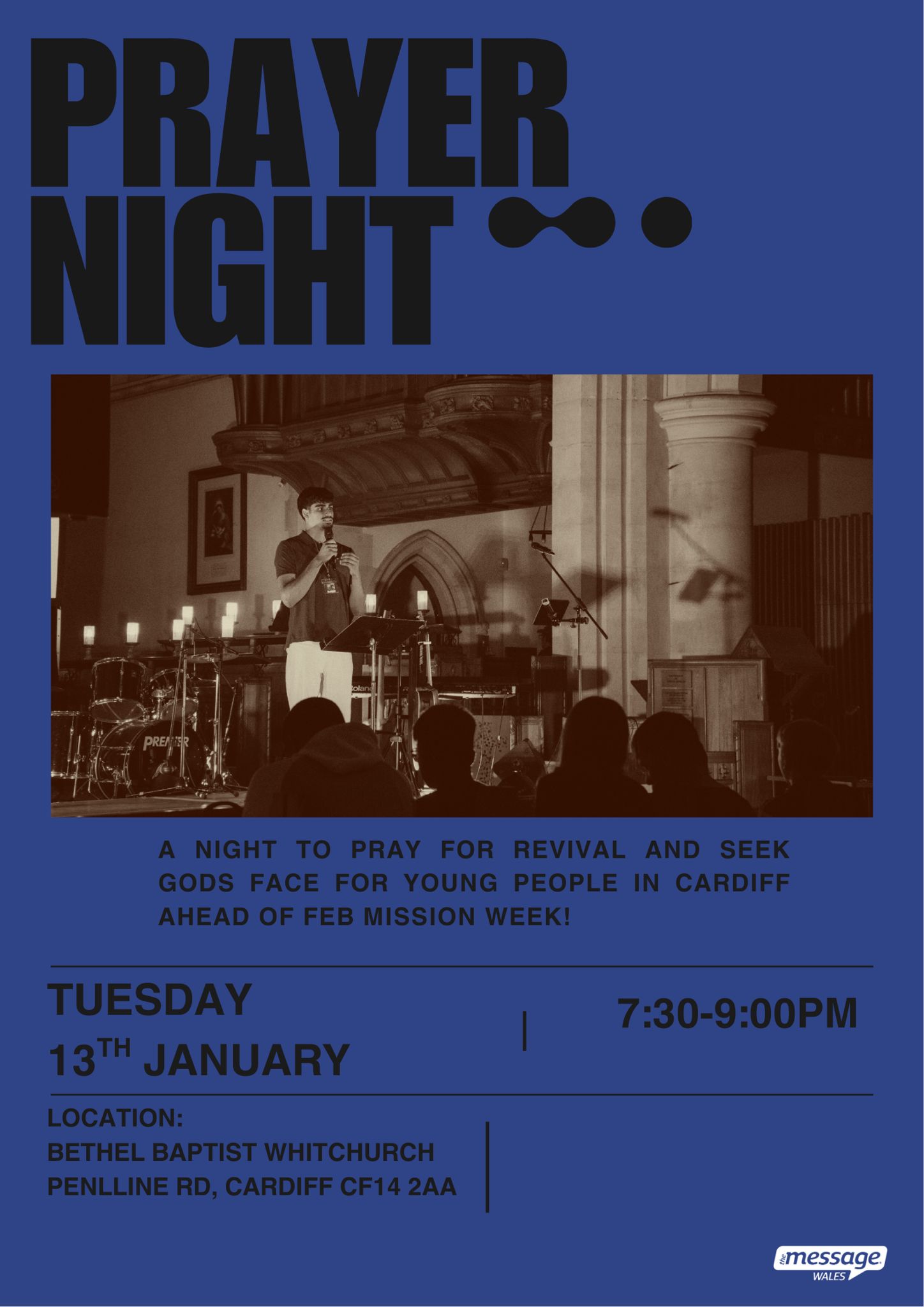 Message Wales NKT Prayer eveni